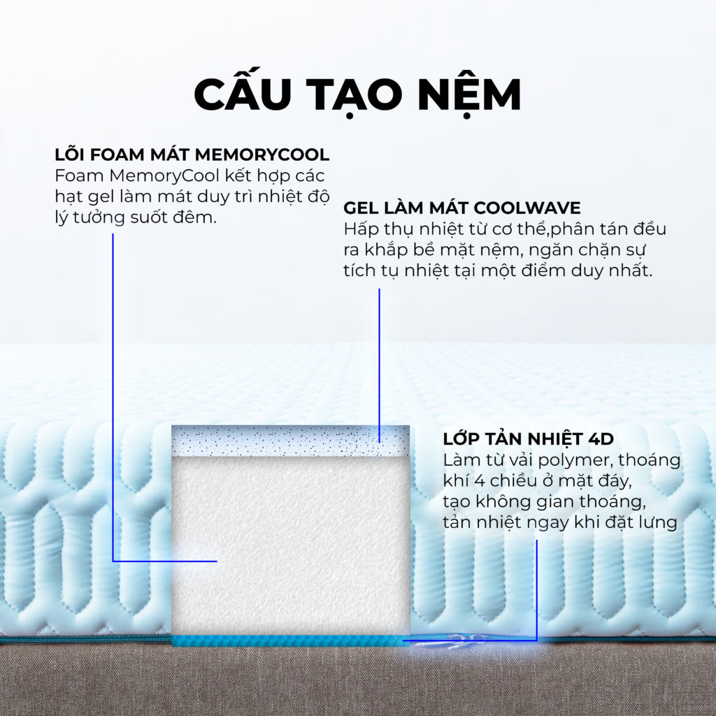 Nệm Điều Hòa Thắng Lợi Vitamin Cool